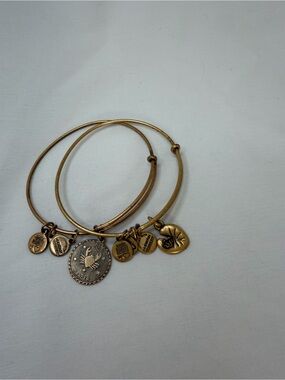 Gold-Tone Zodiac Charm Bangle Bracelet Set - Women's Jewelry